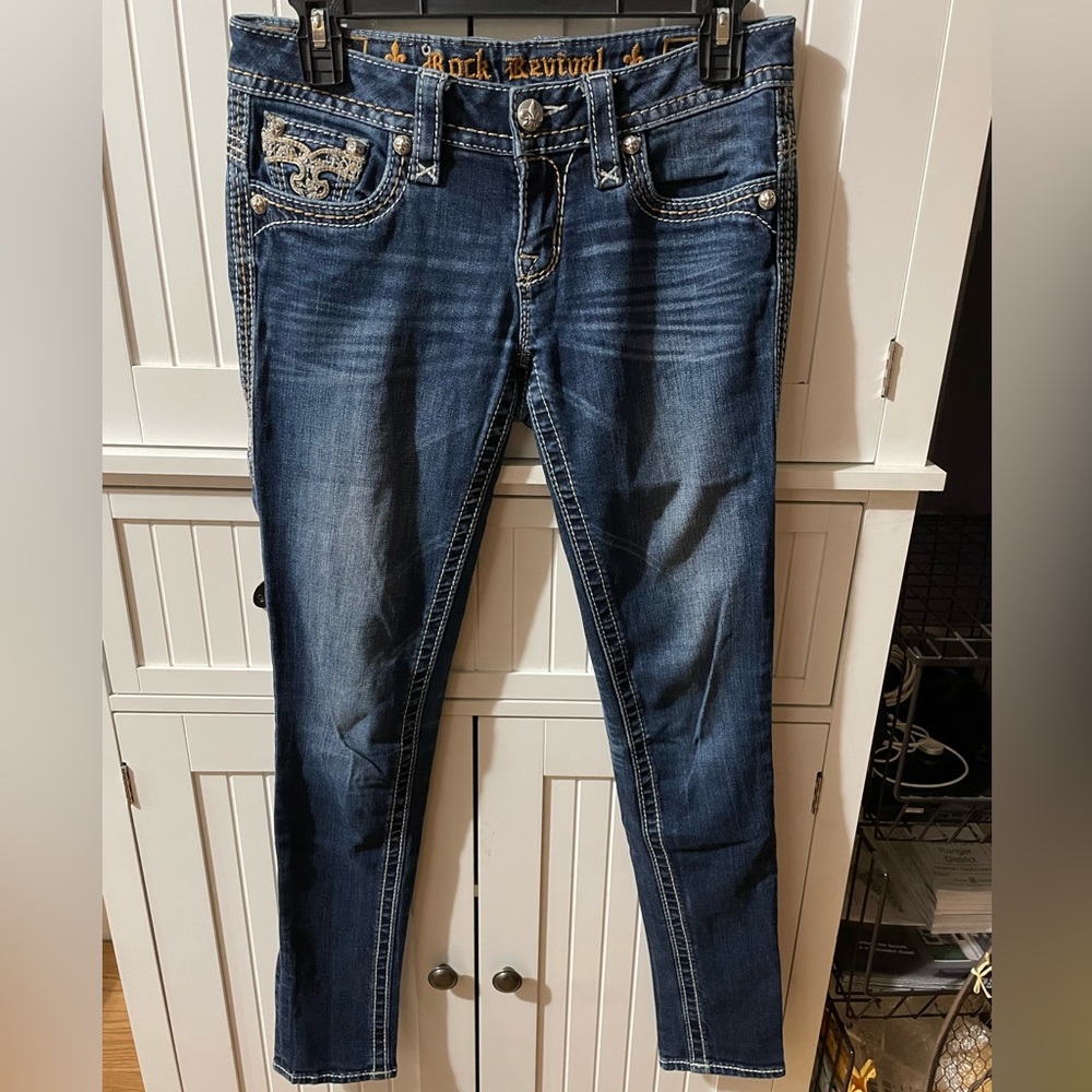 Rock revival skinny jeans